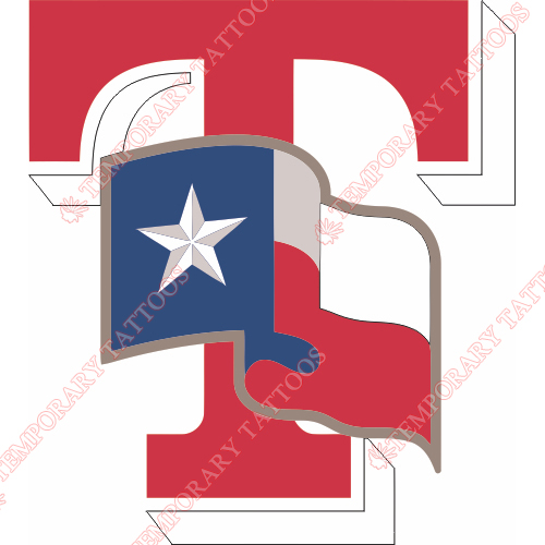 Texas Rangers Customize Temporary Tattoos Stickers NO.1968